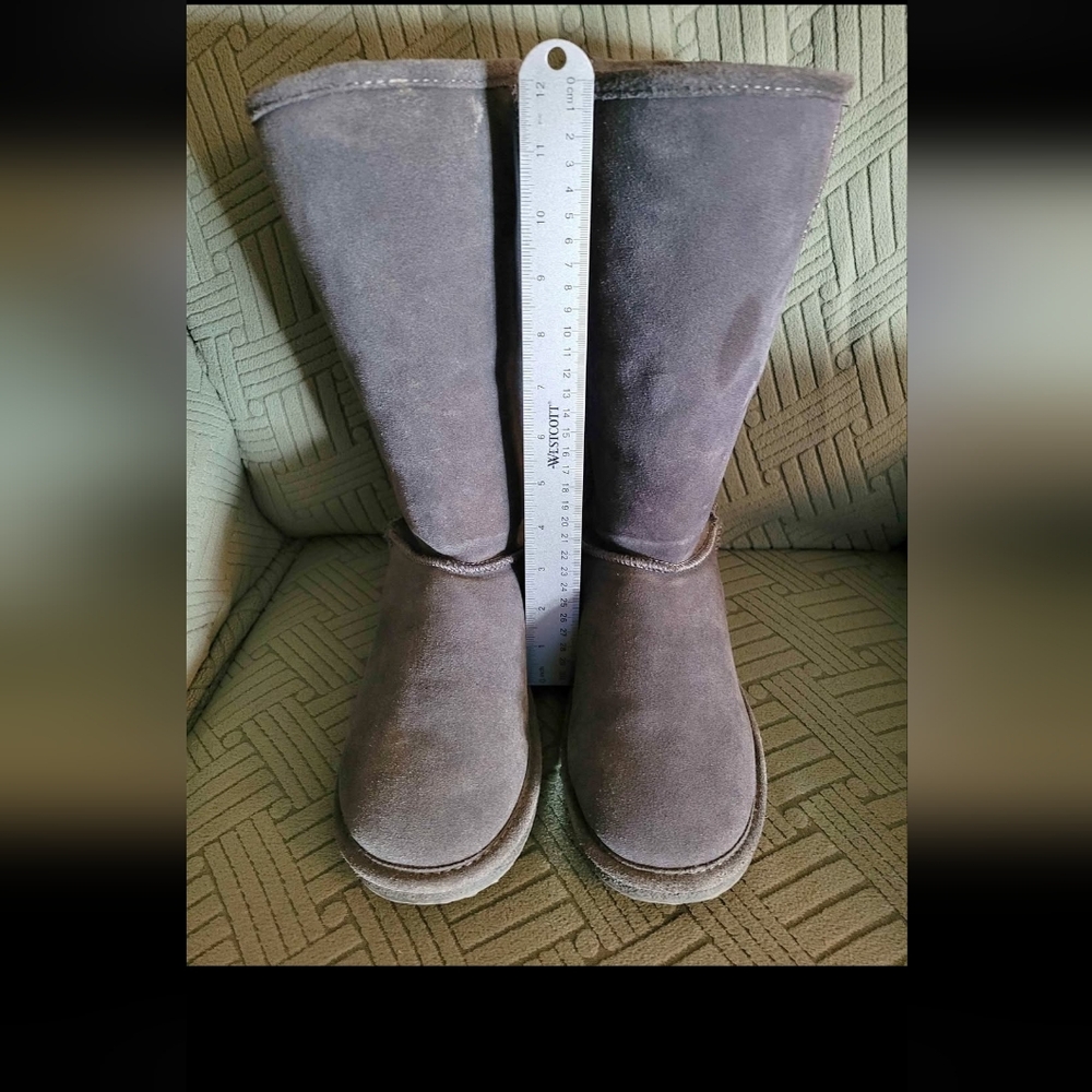Bjorndal womens tall gray size 8 warm winter boots